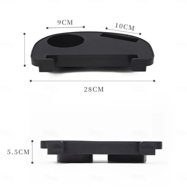 1pc Cup Holder Tray, Gravity Chair Side Tray for Beach Chair, Clip-On Chair, Easy-Slide Zero Gravity Chair