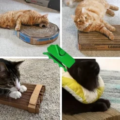 1pc DIY Cat Scratch Board Cutter Tool - Manual Cardboard Cutting Device with Sharp Edge Creation for Scratch Boards, Boxes, Gift Decorations - Safe for Cats, Easy-to-Use Household Crafting Tool