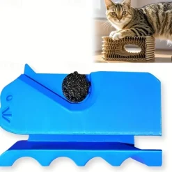 1pc DIY Cat Scratch Board Cutter Tool - Manual Cardboard Cutting Device with Sharp Edge Creation for Scratch Boards, Boxes, Gift Decorations - Safe for Cats, Easy-to-Use Household Crafting Tool