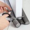 1pc Door Draft Stopper 36.6 Inch Under Door Draft Noise Blocker Black Gap Stoppers Entry Door Draft Guard For Bottom Of Doors Adjustable Twin Door Draft