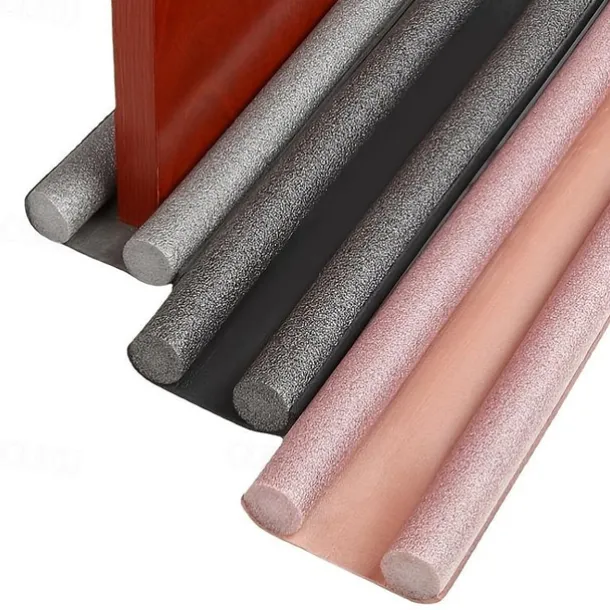 1pc Door Draft Stopper 36.6 Inch Under Door Draft Noise Blocker Black Gap Stoppers Entry Door Draft Guard For Bottom Of Doors Adjustable Twin Door Draft