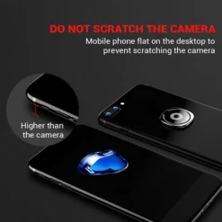 2PC Fashion Finger Phone Holder Ring 360 Rotating Phone Finger Grip Support Luxury Phone Holder Stand