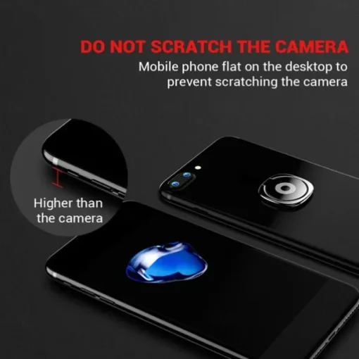 2PC Fashion Finger Phone Holder Ring 360 Rotating Phone Finger Grip Support Luxury Phone Holder Stand