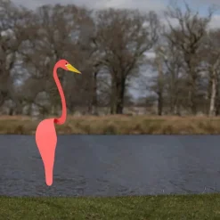 1pc Flamingo Yard Ornament, Swirl Bird-a Whimsical and Dynamic Bird That Spins with The Slight Garden Breeze, Flamingo Garden Yard Decor