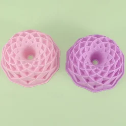 1pc Flower Bloom Shape Cake Baking Pan, Silicone 3D Modeling Suitable For DIY Baking Cake, Chocolate, Ice-cream, Fudge Jelly And Other Production, Baking Tools, Kitchen Gadgets Supplies