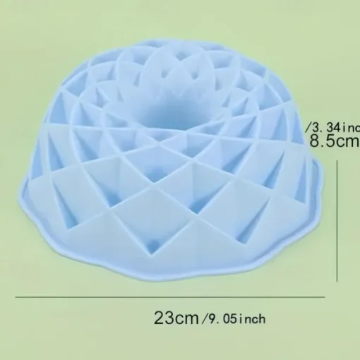 1pc Flower Bloom Shape Cake Baking Pan, Silicone 3D Modeling Suitable For DIY Baking Cake, Chocolate, Ice-cream, Fudge Jelly And Other Production, Baking Tools, Kitchen Gadgets Supplies