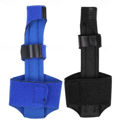 1PC Full Trigger Finger Splint - Hand and Wrist Brace Support - Adjustable Locking Straightener - Straightening Immobilizer Treatment For Sprains Pain Relief Mallet Injury Arthritis Tendonitis