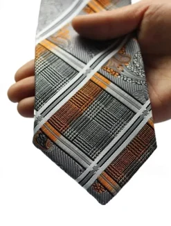1Pc Gray Man Necktie Width Bridegroom Groomsman Tie 8cm Business Manager Tie