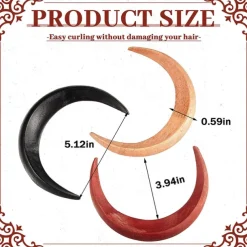 1PC Halloween Jewelry Cross border Hot Sale Moon Hairpin Crescent Hairpin Hairpin Hairpin Hairpin Hairpin Hairpin Wholesale Wood Foreign Trade Hot Sale