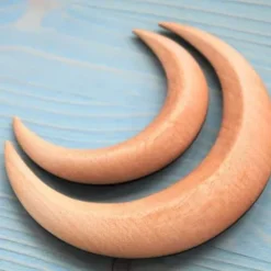 1PC Halloween Jewelry Cross border Hot Sale Moon Hairpin Crescent Hairpin Hairpin Hairpin Hairpin Hairpin Hairpin Wholesale Wood Foreign Trade Hot Sale