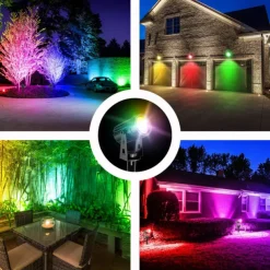 1pc 2-Head Outdoor Solar Waterproof Spotlight for Courtyard, Garden, Pond, Tree, Pathway and Lawn Lighting