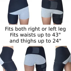 1PC Hip Brace for Sciatica Pain Relief | SI Belt/Sacroiliac Belt | Hip Pain| Compression Wrap for Thigh, Hamstring, Joints, Arthritis, Pulled Muscles | For Men, Women