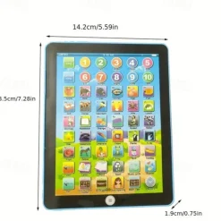 1pc Hot Selling Mini Tablet Computer Learning Machine For Kids, English Early Education Touch Reader, Gift Toy, Educational Early Education Toy