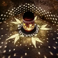 1pc Hummingbird Solar Lantern Lights, Outdoor Hanging Metal Decor Lanterns-Waterproof LED Decorative Light for Garden Patio Yard Lawn Backyard Front Porch As Gifts for Mom Grandma Women