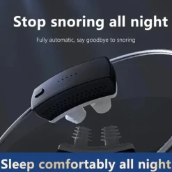 1pc Intelligent Anti Snoring Device For Adults Magic Device For Preventing Snoring Home Snoring Respirator For Male Snorers 6-step Adjustment Of Anti Snoring Drugs For Male Snorers