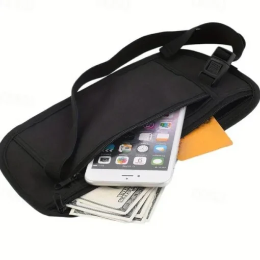 1PC Invisible Travel Waist Packs Waist Pouch for Passport Money Belt Bag Hidden Security Wallet Casual Bag For Men Women