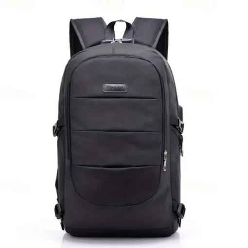 1pc Large Capacity Laptop Storage Backpack Schoolbag For Outdoor Camping Travel Anti-theft Waterproof Sports Bag With USB Charging Port Father's Day Gift Birthday Gift