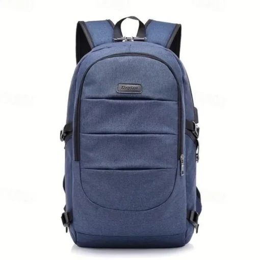 1pc Large Capacity Laptop Storage Backpack Schoolbag For Outdoor Camping Travel Anti-theft Waterproof Sports Bag With USB Charging Port Father's Day Gift Birthday Gift