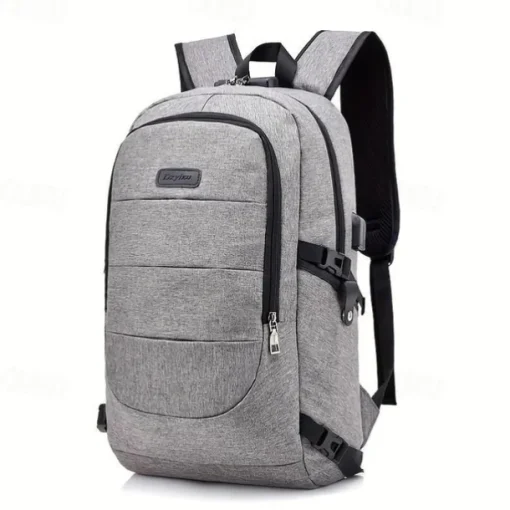 1pc Large Capacity Laptop Storage Backpack Schoolbag For Outdoor Camping Travel Anti-theft Waterproof Sports Bag With USB Charging Port Father's Day Gift Birthday Gift
