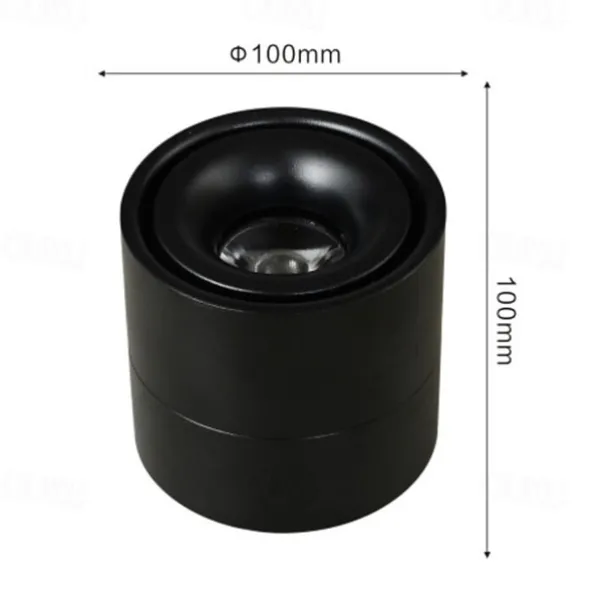 1PC LED Ceiling Spotlight 360 Adjustable Downlight Surface Mounted 12W 10W 7W Warm White Cold White 85-265V