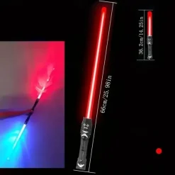 1pc LED Light Up Toys With FX Sound(Motion Sensitive) Retractable LED Light Up Toys Seven Colors Realistic HandleExpandable Light Set Popular Gift for Halloween for Christmas Gifts