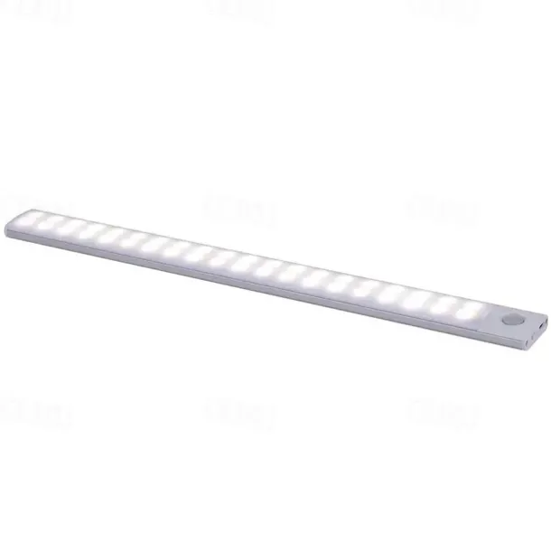 1pc LED Motion Sensor Cabinet Light Under Counter Closet Lighting Wireless Magnetic USB Rechargeable Kitchen Night Lights for Wardrobe Closets Cabinet Cupboard Stairs Corridor Shelf