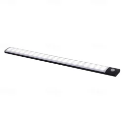 1pc LED Motion Sensor Cabinet Light Under Counter Closet Lighting Wireless Magnetic USB Rechargeable Kitchen Night Lights for Wardrobe Closets Cabinet Cupboard Stairs Corridor Shelf