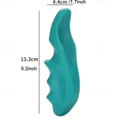 2pc Manual Thumb Saver Massager Full Body Deep Tissue Trigger Point Massage Tool Pain Relief Neck Back Therapy Thumb Protector 3.5x1.8