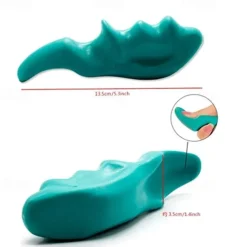 2pc Manual Thumb Saver Massager Full Body Deep Tissue Trigger Point Massage Tool Pain Relief Neck Back Therapy Thumb Protector 3.5x1.8