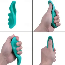 2pc Manual Thumb Saver Massager Full Body Deep Tissue Trigger Point Massage Tool Pain Relief Neck Back Therapy Thumb Protector 3.5x1.8