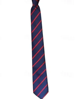 1Pc Men's Wedding Tie Narrow Stripe Tie 8cm Wide Men Arrow Pattern Tie