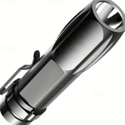 1pc Mini Portable LED Bright Flashlight With USB Fast Charging Water-resistant For Outdoor Hiking At Night