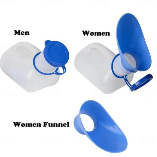 1PC 1000ML Portable Plastic Mobile Urinal Toilet Aid Bottle Outdoor Camping Car Urine Bottle For Women Men Journey Travel Tools