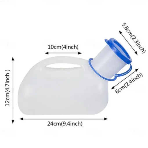 1PC 1000ML Portable Plastic Mobile Urinal Toilet Aid Bottle Outdoor Camping Car Urine Bottle For Women Men Journey Travel Tools