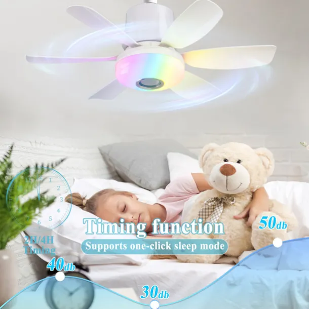 1pc Modern Ceiling Fan Chandelier Smart Remote Control, E27 Screw Base - Easy Install, Strong Wind for Living Room, Bedroom, Study, Kitchen, Workshop, Ceiling Fan