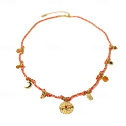 1PC Necklace For Women's Street Daily Alloy Retro Coin