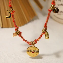 1PC Necklace For Women's Street Daily Alloy Retro Coin