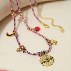 1PC Necklace For Women's Street Daily Alloy Retro Coin
