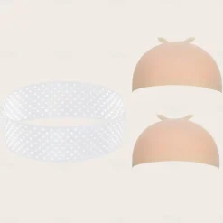 1pc Non-slip Wig Headband and 2pcs Wig Cap Wig Cap for Lace Front Wig Stocking Cap for Women Wig Grip Band