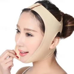 1PC ParaFaciem Reusable V Line Mask Facial Slimming Strap Double Chin Reducer Chin Up Mask Face Lifting Belt V Shaped Slimming Face Mask