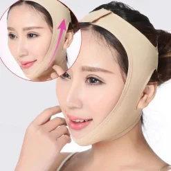 1PC ParaFaciem Reusable V Line Mask Facial Slimming Strap Double Chin Reducer Chin Up Mask Face Lifting Belt V Shaped Slimming Face Mask