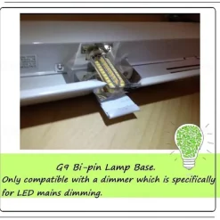 1pc 6pcs 10 Watts Silicone Coated G9 LED Light Bulb 360 Degree Dimmable G9 Light Bulb 60w Equivalent 72pcs SMD 3014 LED G9 AC220V