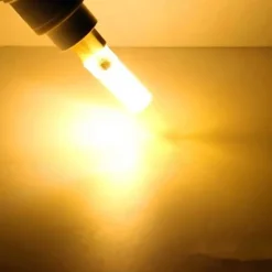 1pc 6pcs 10 Watts Silicone Coated G9 LED Light Bulb 360 Degree Dimmable G9 Light Bulb 60w Equivalent 72pcs SMD 3014 LED G9 AC220V