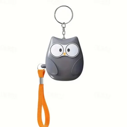 1pc Personal Safety Alarm For Women 130dB Self Defense KeychainWith LED Strobe Light Personal Emergency Security Safe Devices KeyChain Alarms For Elderly