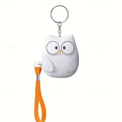 1pc Personal Safety Alarm For Women 130dB Self Defense KeychainWith LED Strobe Light Personal Emergency Security Safe Devices KeyChain Alarms For Elderly