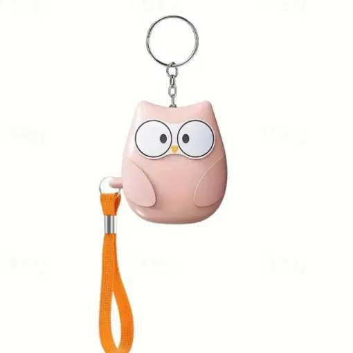 1pc Personal Safety Alarm For Women 130dB Self Defense KeychainWith LED Strobe Light Personal Emergency Security Safe Devices KeyChain Alarms For Elderly