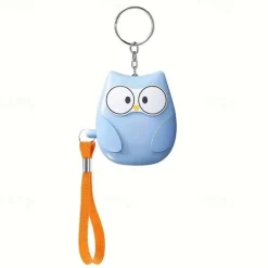1pc Personal Safety Alarm For Women 130dB Self Defense KeychainWith LED Strobe Light Personal Emergency Security Safe Devices KeyChain Alarms For Elderly