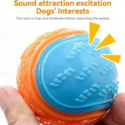 1pc Pet Dog Ball Toy Squeaky Toy For Dog Chew Toy Puppy Molar Toy Dog Interactive Toys Random Color