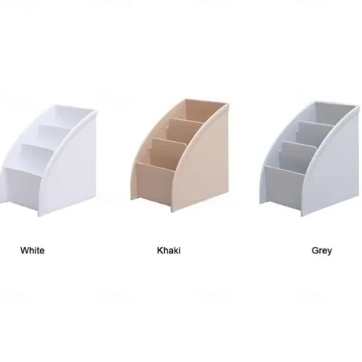1PC Plastic Desktop Storage Box Cell Phone Holder TV Remote Control Stand Box