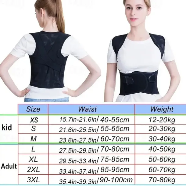 1pc Posture Corrector Corset Back Support Belt Orthopedic Back Belt Lumbar Corset Posture Brace